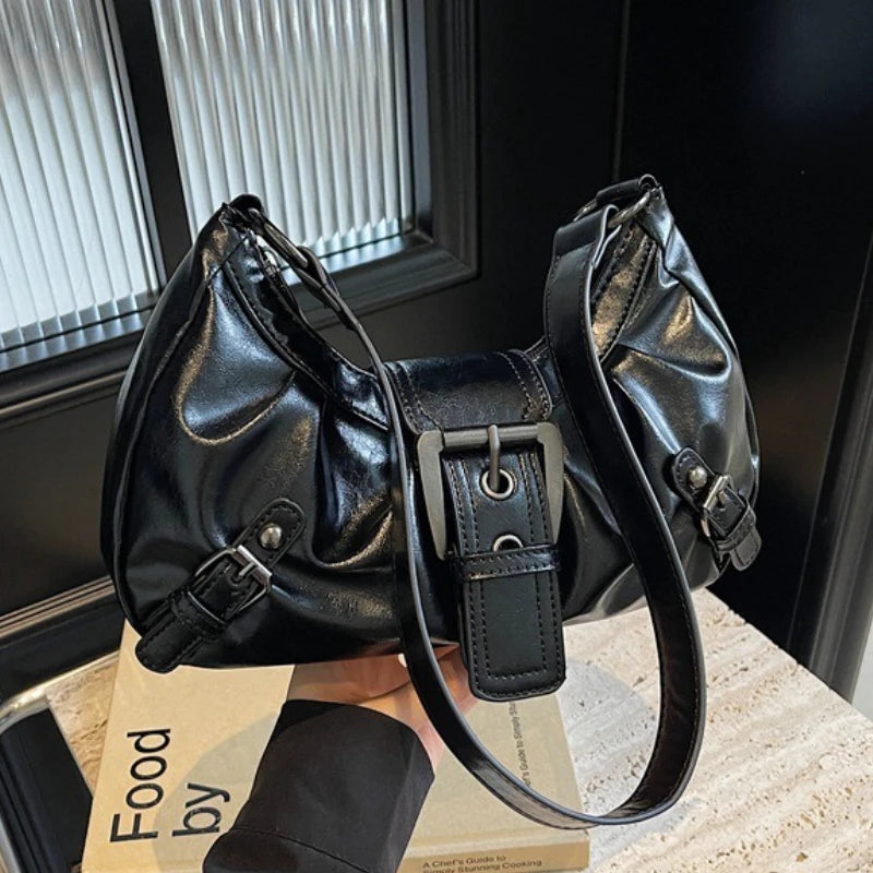 Maison Lalla | Bolso hobo plisado estilo Y2K