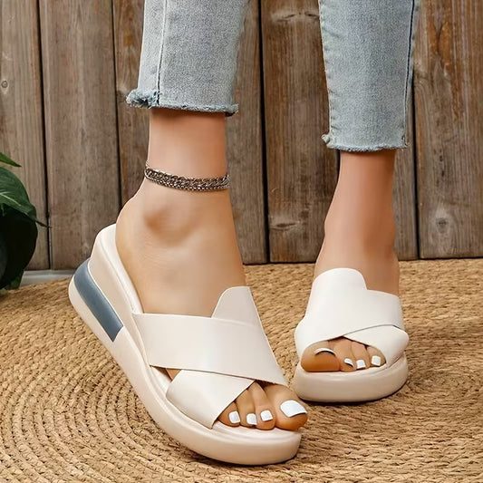 Maison Lalla | Sandalias Coralie de Cuña