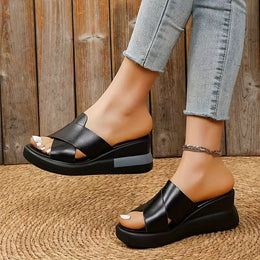 Maison Lalla | Sandalias Coralie de Cuña