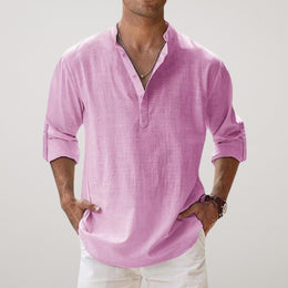 Maison Lalla | Camisa Henley en Algodón