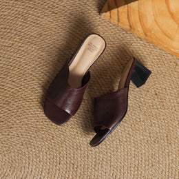 Maison Lalla | Mules Avena de Piel Abiertas