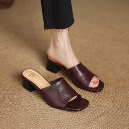 Maison Lalla | Mules Avena de Piel Abiertas