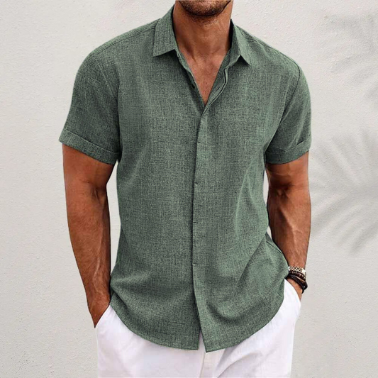 Maison Lalla | Camisa de Lino Clásica