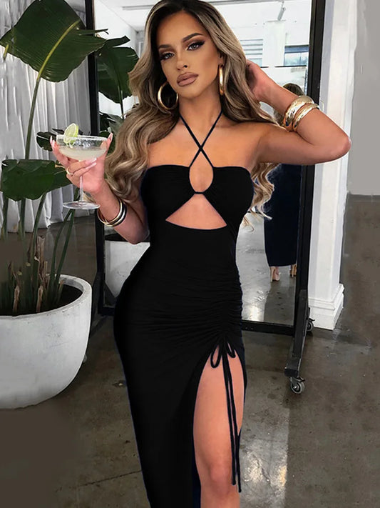 Maison Lalla | Vestido Bodycon Espalda Descubierta
