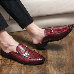 Maison Lalla | Mules Elbert Grabado Cocodrilo
