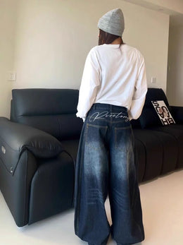 Maison Lalla | Vaqueros Cargo Oversize