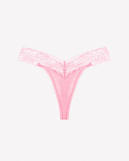 Maison Lalla | Braguita Tipo Tanga de Encaje Floral