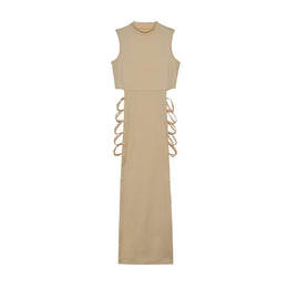 Maison Lalla | Vestido Maxi Cruzado
