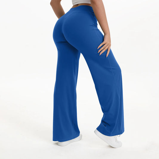 Maison Lalla | Pantalón Recto Deportivo de Cintura Media
