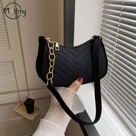 Maison Lalla | Bolso mini de hombro en fieltro