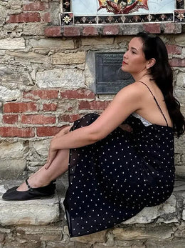 Maison Lalla | Vestido Maxi de Encaje Sin Espalda