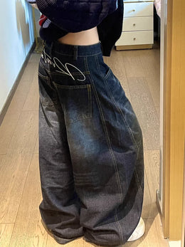 Maison Lalla | Vaqueros Cargo Oversize
