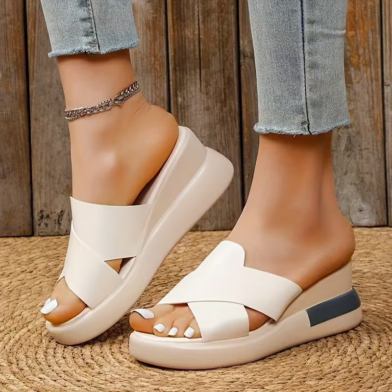 Maison Lalla | Sandalias Coralie de Cuña
