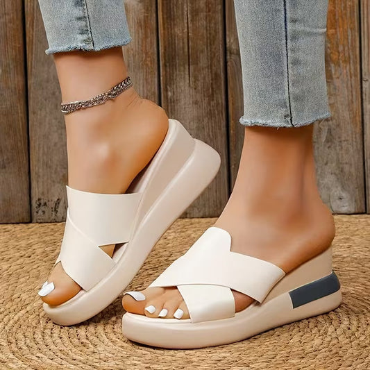 Maison Lalla | Sandalias Coralie de Cuña