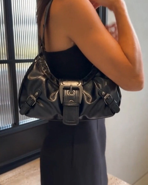 Borsa nera a spalla — Instagram Maison Lalla